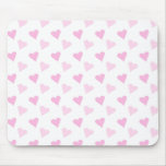 Pink heart Mousepad