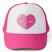 Pink Heart Pill Capsule