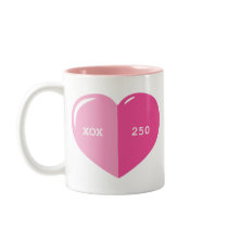 Pink Heart Pill Capsule Mug