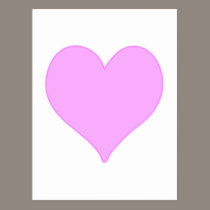 Pink Heart postcards