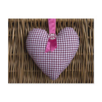 Pink Heart postcard