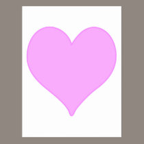 Pink Heart postcards