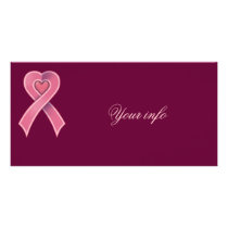 Pink Heart Ribbon