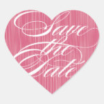 Pink Heart  |  Save the Date Envelope Seal Heart Stickers