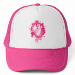 Pink Heart Splatter hats