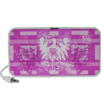 Pink Herald Doodle Speakers