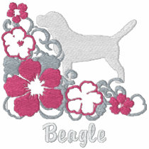 Pink Hibiscus Beagle