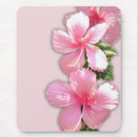 Pink Hibiscus Mousepad