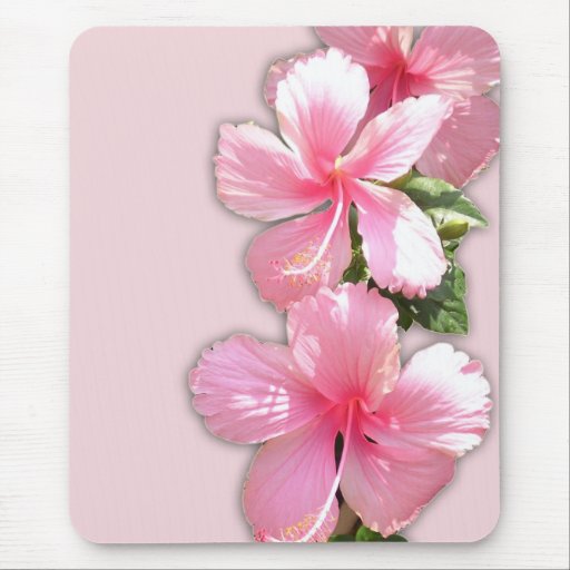 Pink Hibiscus Mousepad