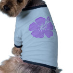 pink hibiscus pet tshirt