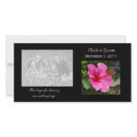 Pink Hibiscus Thank You Photo Cards