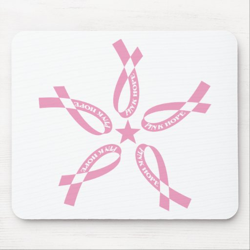 Pink Hope Mouse Pads