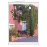 Pink House with Blue Door cards