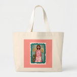 Pink Hydrangea Angel - tote bag of floral beauty