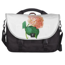 Pink Hydrangea by Pierre Joseph Redoute Bags For Laptop