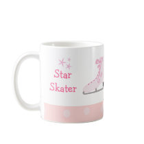 Pink Ice Skates - Star Skater Mugs