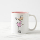 Pink Ice Skating Girl Mug