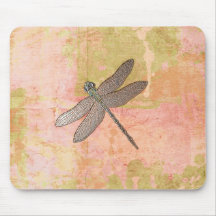 Pink Impressions Dragonfly Mousepad
