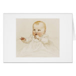 Pink is for Baby Girls, Greeting Card
