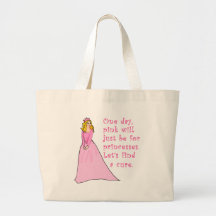 Pink is for Princesses Breast Cancer Products Bags