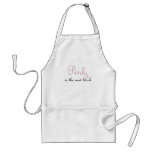pink is the new black aprons