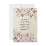 Pink Japanese Cherry Blossoms Wedding invitations