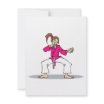 Pink Karate invitations