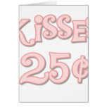 Pink Kisses 25 Cents cards