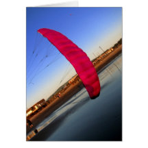 Pink Kite Greeting Card