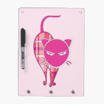 Pink Kitty Dry Erase Board dry erase boards