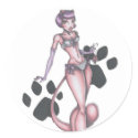 Pink Kitty stickers