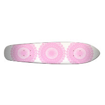 Pink Lace Style Design. Skate Board Decks