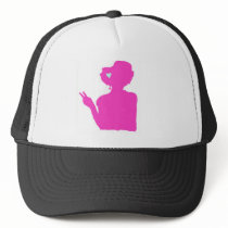 Pink lady hat