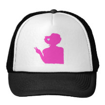 Pink lady hat