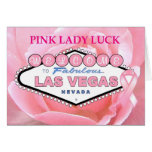 Pink Lady Luck Cancer Survivor Card