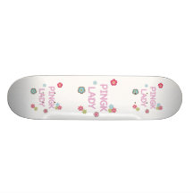 Pink Lady Ping Pong Skate Board Deck