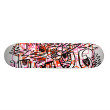 Pink Lasers Skateboard Decks