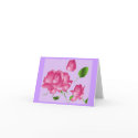 "Pink Lavender Rose" Note Card