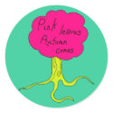Pink leaves, Autumn comes stickers