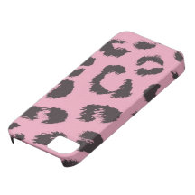 Pink Leopard Fur Pattern iPhone 5 Cases