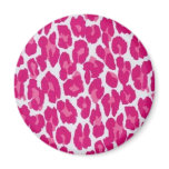 Pink Leopard magnets