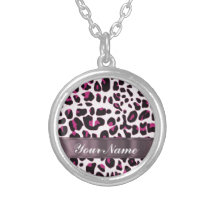 Pink leopard print jewelry