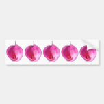 Pink lilies bumper sticker