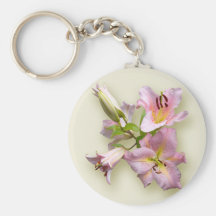 Pink Lily Quartet Keychains