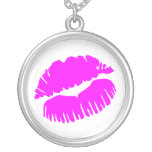 Pink Lips Custom Necklace