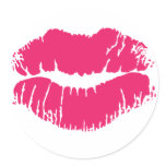 Pink Lipstick Sticker