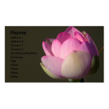 Pink Lotus Business Card