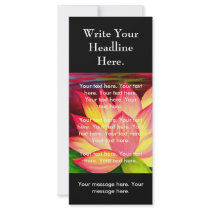 Pink Lotus Flower Painting Flyer