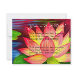 Pink Lotus Flower Painting Invitation