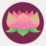 Pink Lotus Flower Sticker